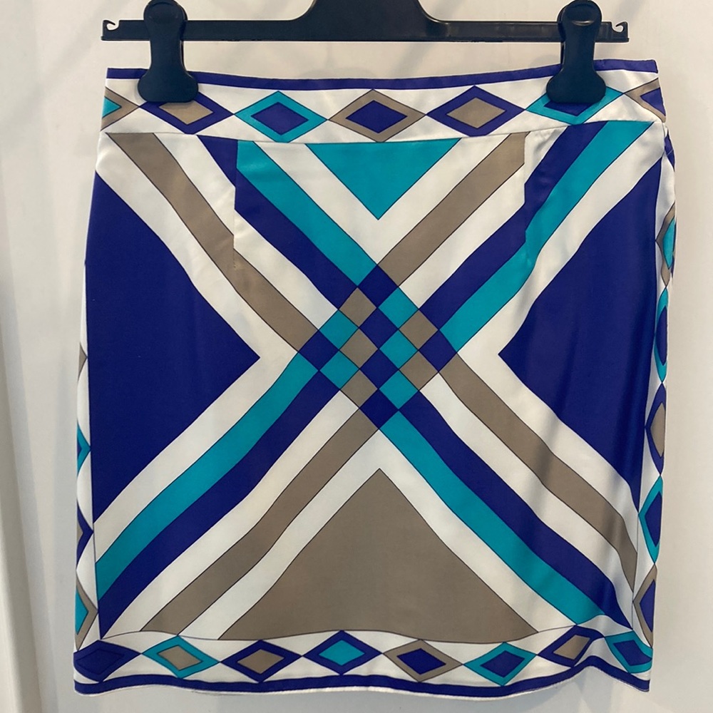 Liquid “Pucci-esque” Silk Mini Skirt.